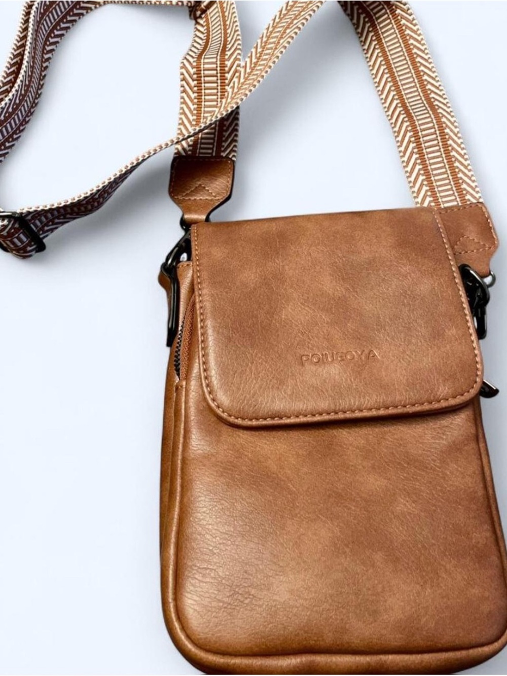Brown Crossbody Shoulder Bag